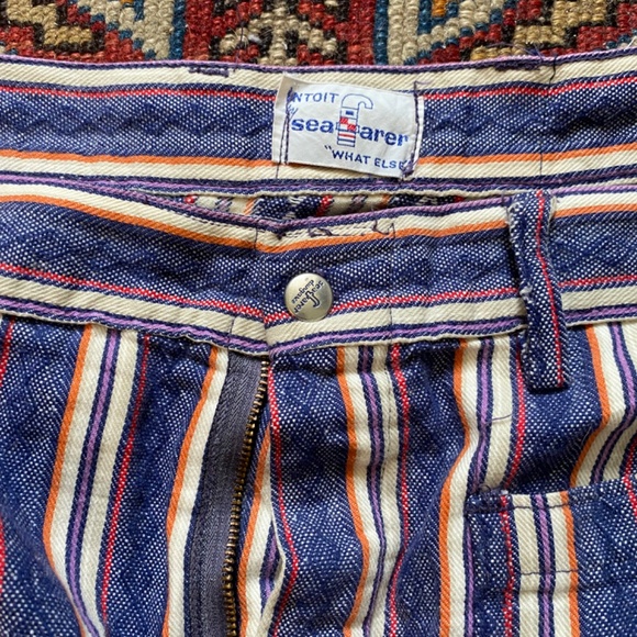 Seafarer Vintage 1970s Striped Pants - Picture 4 of 5